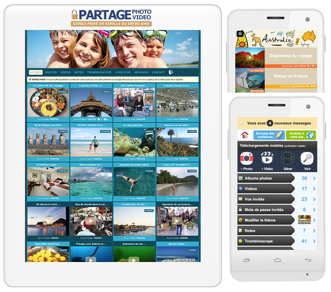 Comment ça marche ? Découvrez notre plateforme et ses nombreuses fonctionnalités pour partager photos et vidéos en privé
