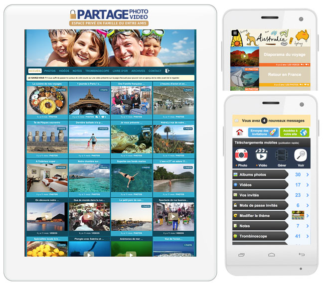 Partage photos et vidéos en famille : votre espace sécurisé pour partager avec toute la famille à distance
