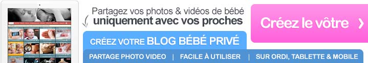 Votre espace photos et vidéos familial 100% privé pour partager vos photos et vidéos de bébé !